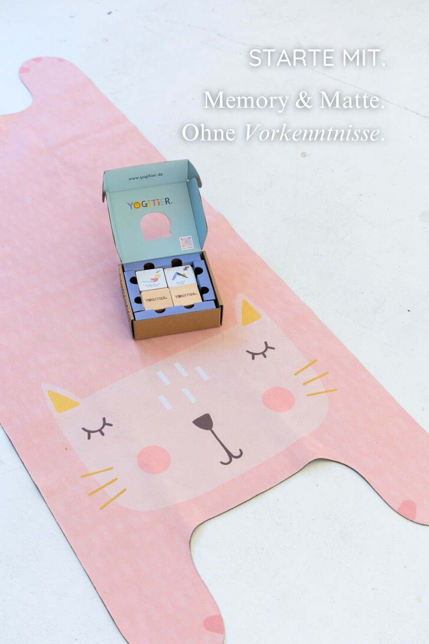 KINDER Yogamatte - Kimi die Katze