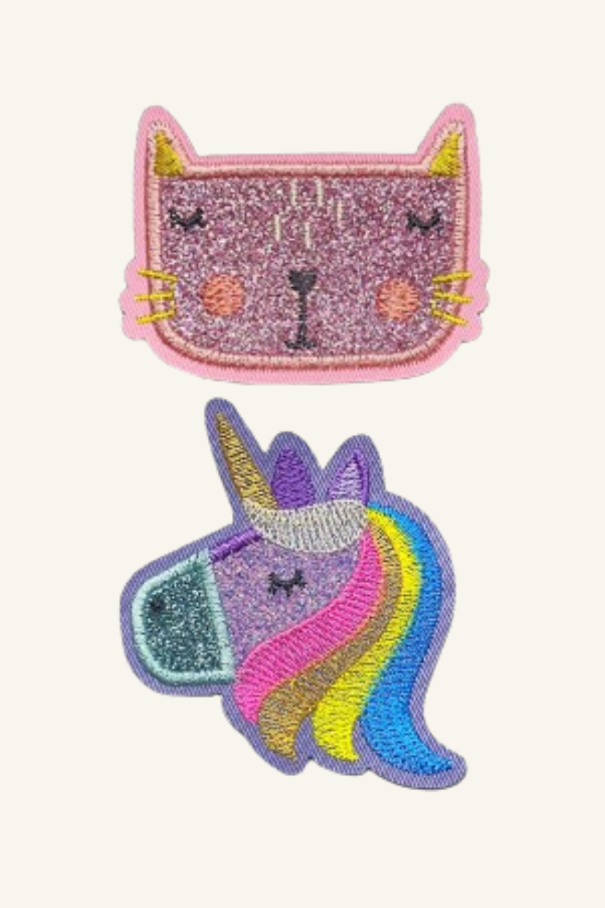 Iron-on Fabric Stickers Emmi & Kimi