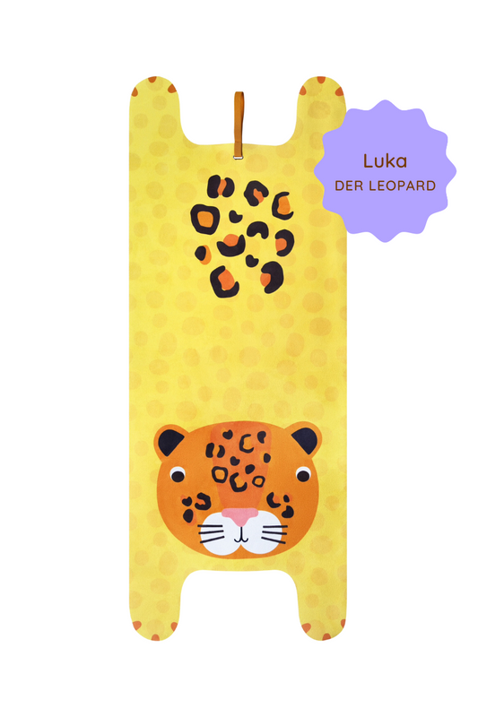 Yoga mat for kids - Luka the leopard