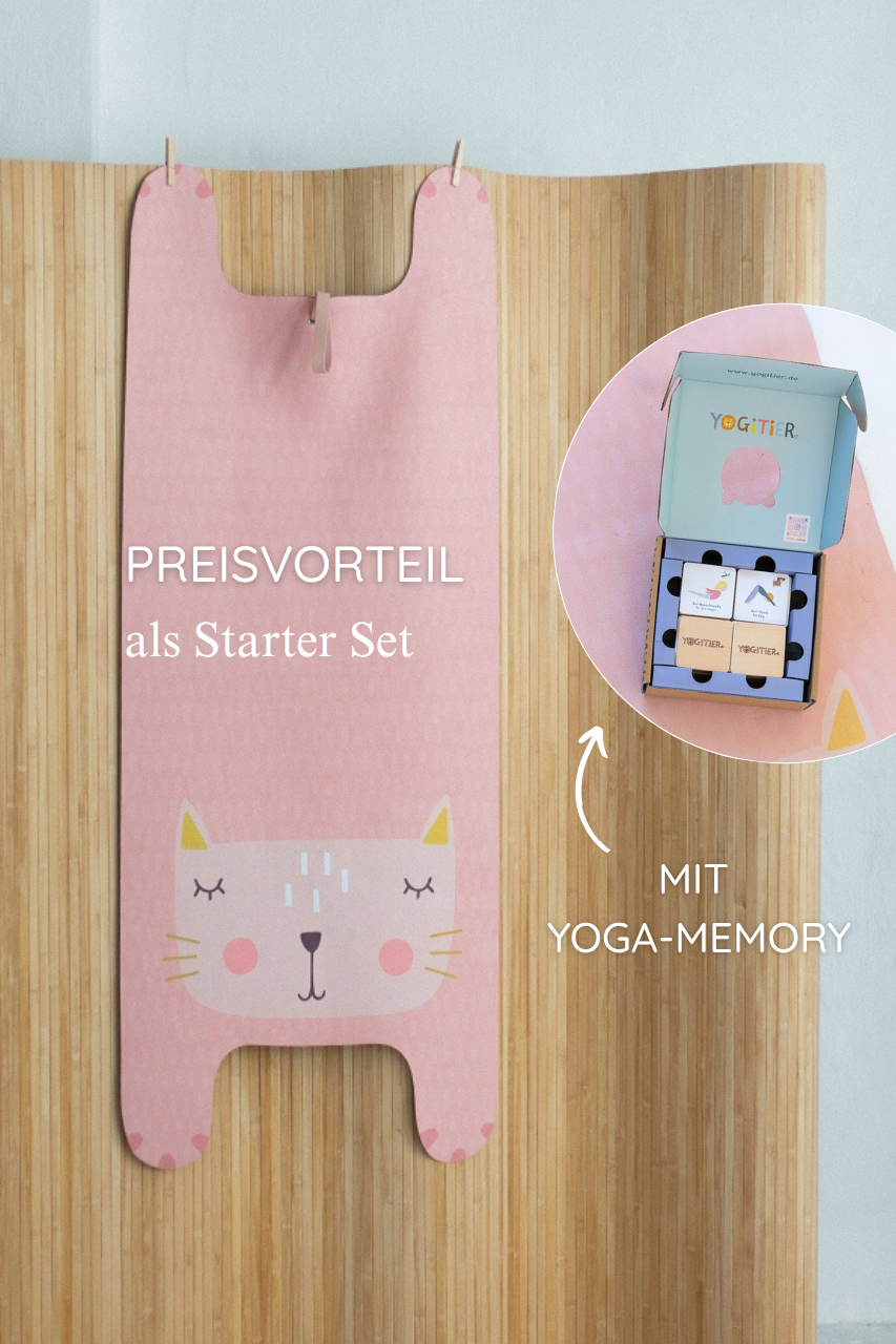 KINDER Yogamatte - Kimi die Katze