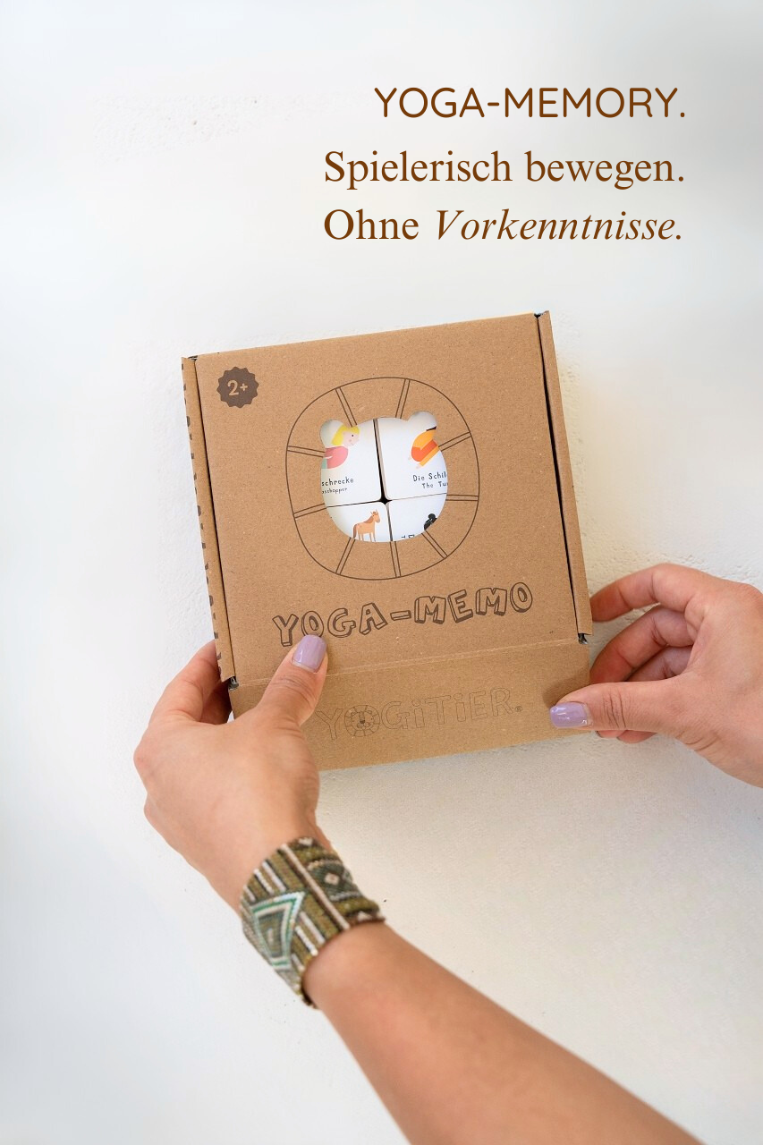 YOGA-MEMO aus Holz