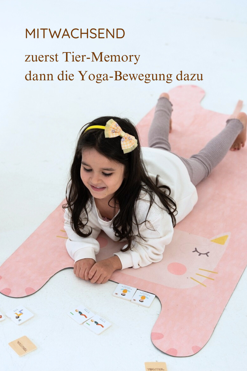 YOGA-MEMO aus Holz
