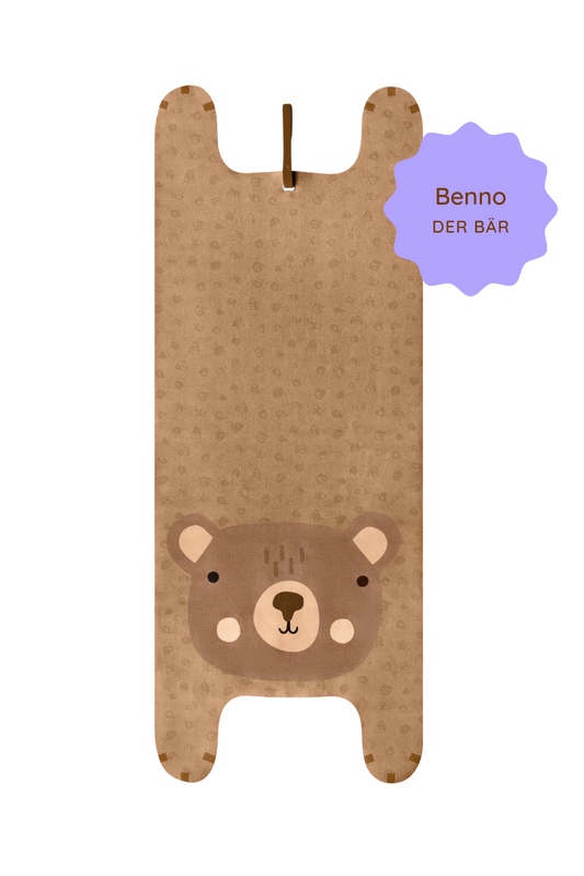 Yogamat for kids - Benno the bear