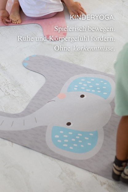 KINDER Yogamatte - Eddy der Elefant