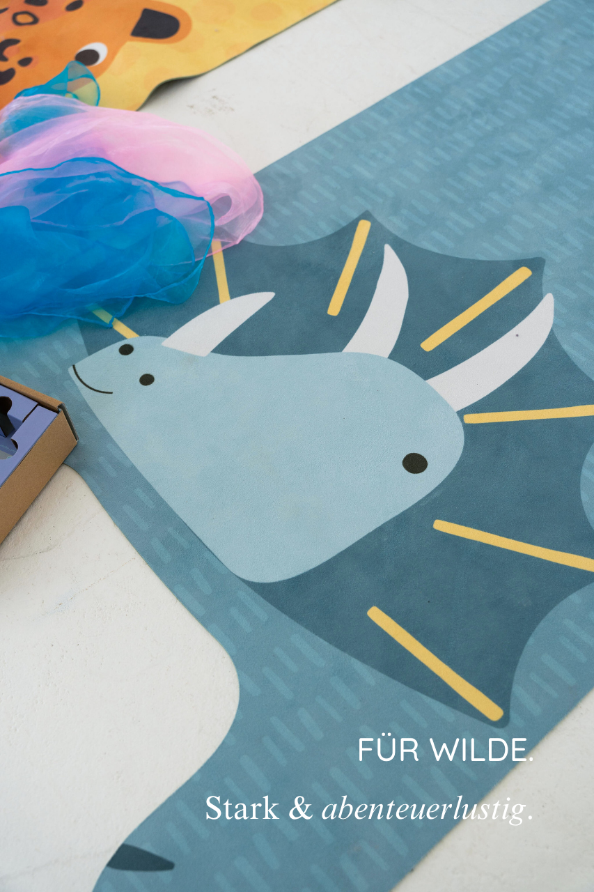 KINDER Yogamatte - Diego der Dino