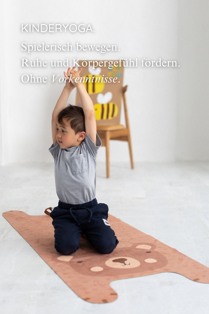 KINDER Yogamatte - Benno der Bär