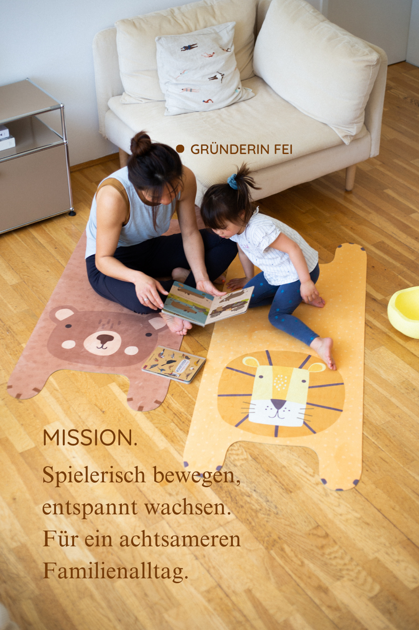 KINDER Yogamatte - Benno der Bär