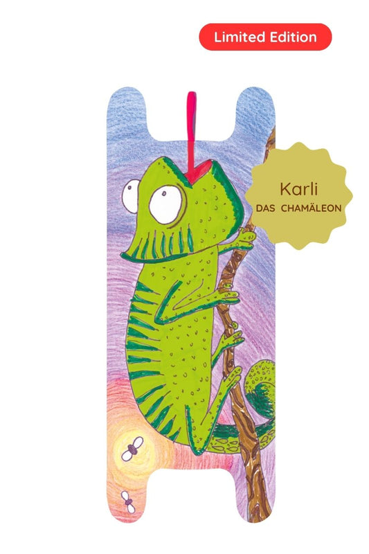 KINDER Yogamatte - Karli das Chamäleon