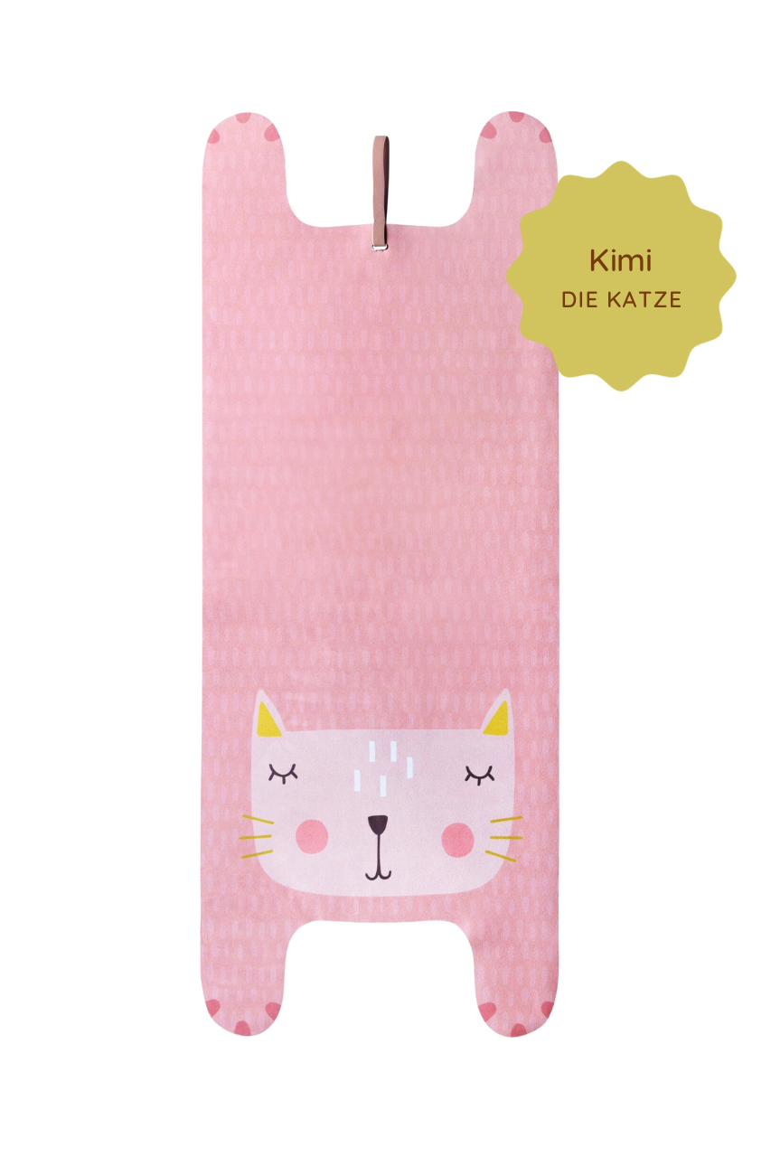 Yogamat for kids - Kimmi the cat