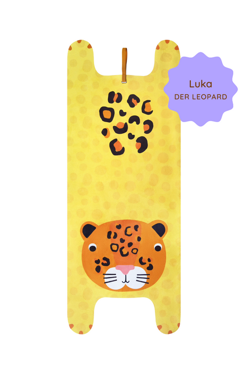 KINDER Yogamatte - Luka der Leopard